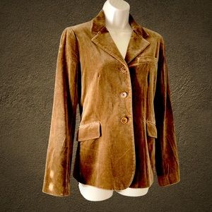 Beautiful Faux Suede Theory Blazer Sm